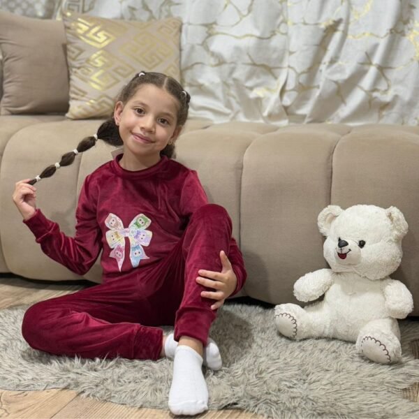 Pyjama Fille en Moubra – Super Doux & Ultra Confort 2 Pyjama Fille en Moubra – Super Doux & Ultra Confort